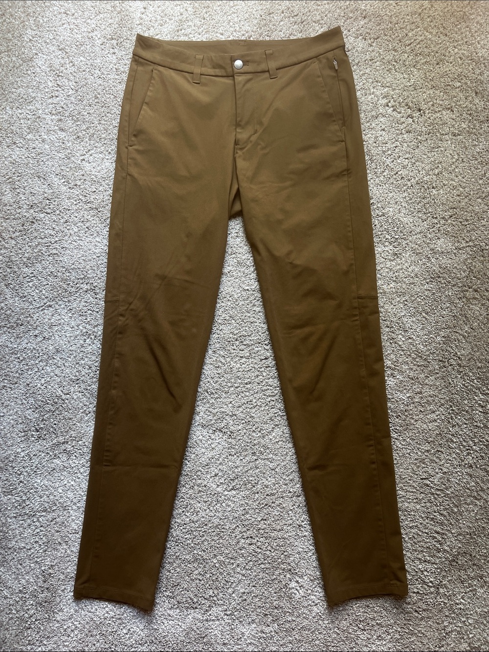 lululemon athletica Men's Chino Pants in Olive Brown - Picture 2 of 8